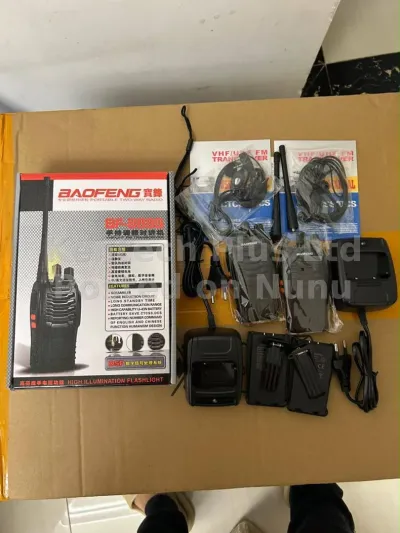 2 in 1 walkie talkies with earpiece