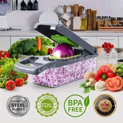 Multifunctional Vegetable Chopper -Grey