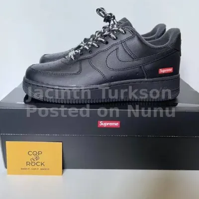 All-Black Supreme Low Classic