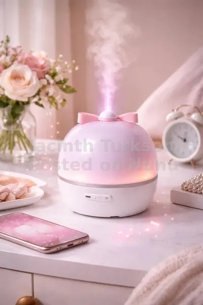 360° Rotating Galaxy Projector Lamp With Music Remote