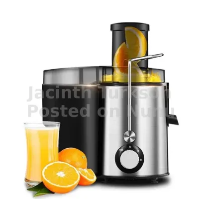 Electric Juice Extrator- Black/Silver