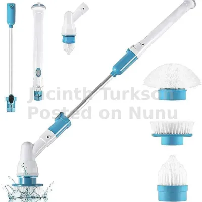 Automatic Rechargeable Bathroom Cleaning Brush-White