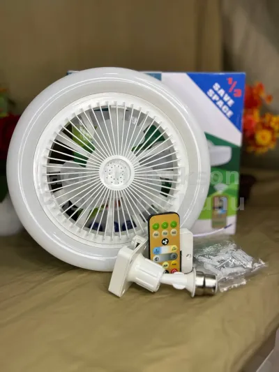 SOLAR RECHARGEABLE FAN - DUAL CHARGING (SOLAR ELECTRIC)