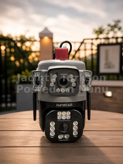 Outdoor Solar Security Camera 360° | Wireless Cctv | Motion Detection