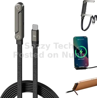 The new 2 in 1 240watts charging cable that charges and also serves