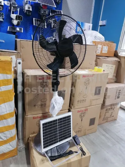 Solar Powered Standing Fan