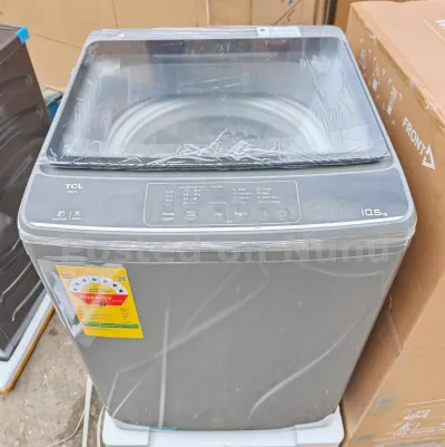Tired of laundry day stress? 🧺 This 10.5kg TCL washing machine