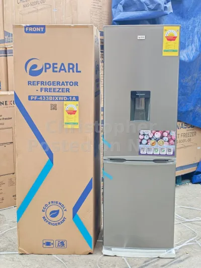 Presenting the Pearl Refrigerator-Freezer, model PF-433BIXWD-1A.