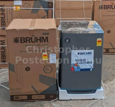 The BRUHM 10KG Top Load Fully Automatic Washing Machine