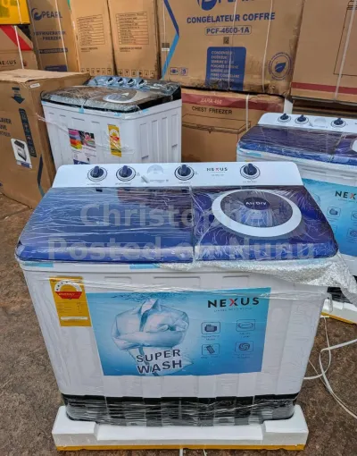 Presenting the NEXUS 15kg Twin Tub Semi-Automatic Washing Machine,