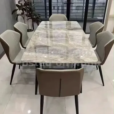 8 seater marble Dinning table set
