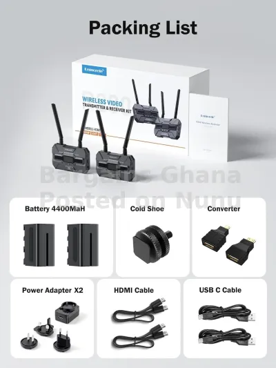 Lemorele R200 Wireless Video Transmitter And Receiver Kit