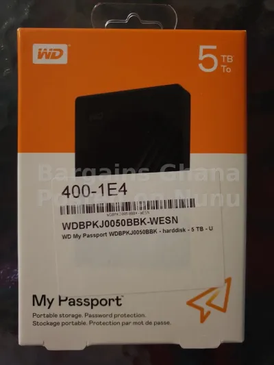 Western Digital 5TB My Passport External Hard Drive