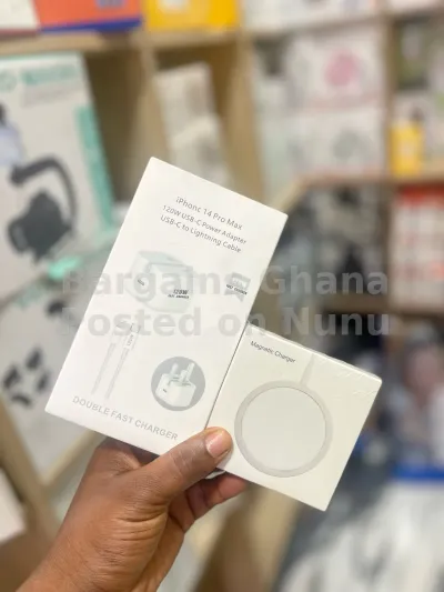 iPhone MagSafe wireless charger with type-c to iPhone charger (Combo)