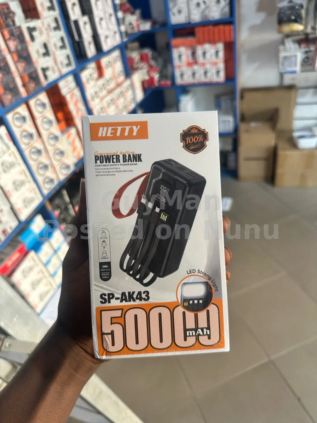 Hetty 50,000mAh powerbank