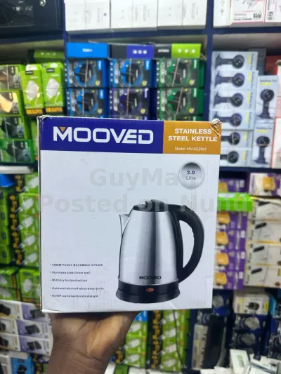 Mooved stainless steel kettle 2.0L