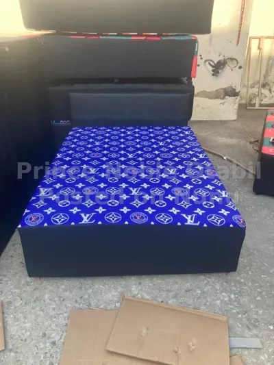complete double bed frame with mattress