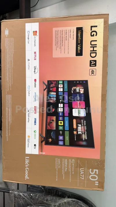 LG 50-inch UHD AI 4K Smart TV (Model: UA77 / 50UA77)