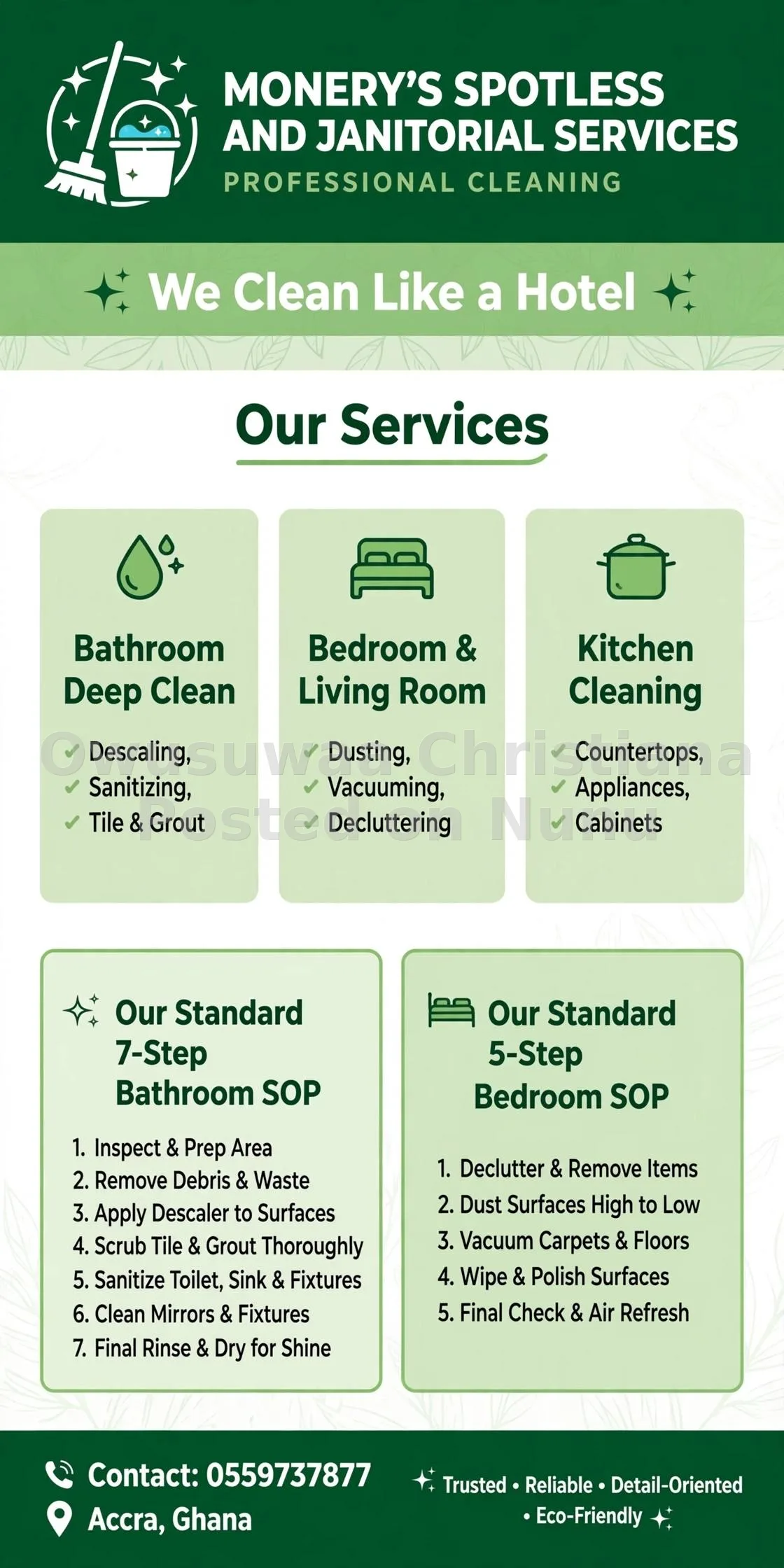 Cleaning services