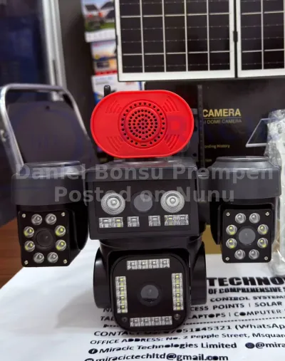 HD / AOV 4 Lens Double Solar PTZ  CCTV Camera