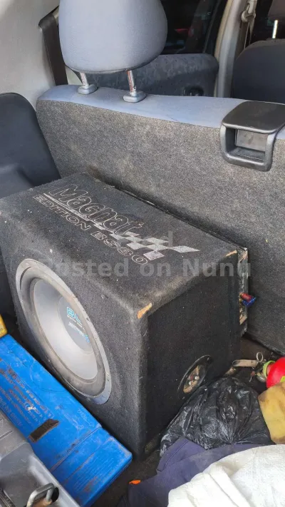 car sub woofer with amplifier