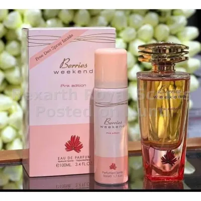 Berries Weekend Pink Edition EDP 100ml+Deodorant Spray perfume