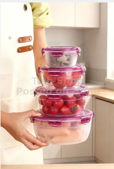 4 in 1 Plastic Storage Containers