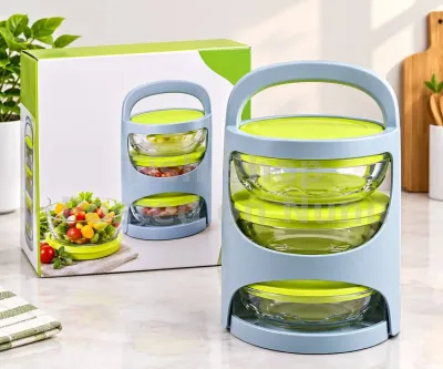 4 In 1 Glass Storage Containers