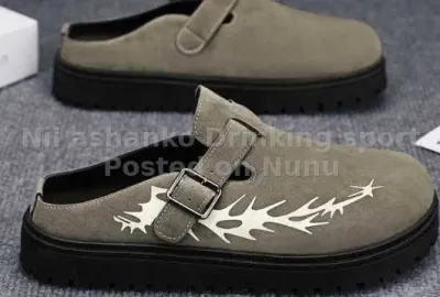 leather slippers for men and women, unisex