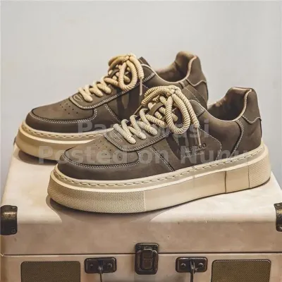VANHUHU Men's Breathable Sneakers Sports Running Casual Board Shoes