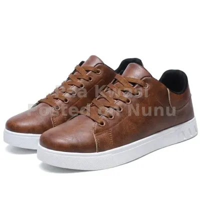 SHJO Sneakers Men Daily Synthetic Leather Comfortable Lightweight
