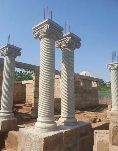ROUND ROPE PILLAR MOULD