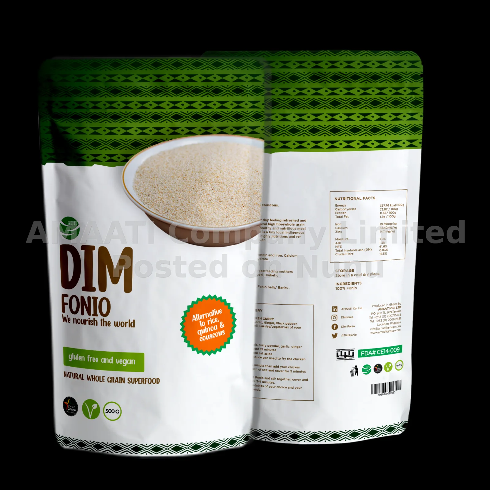 Dim Fonio 500g cereal