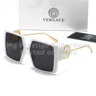 Designer Versace Tortoiseshell Square Sunglasses
