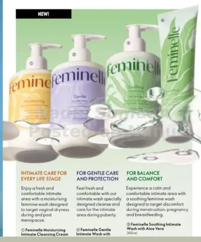 Feminelle Feminine wash range