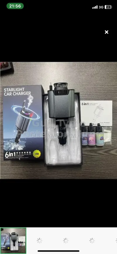 New 6 in 1 Multi Function Car Aromatherapy