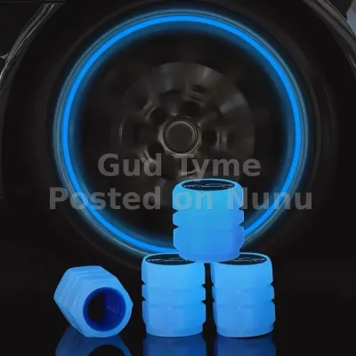 Cars Tyre Luminous Bonnet 4Pcs Car Valve