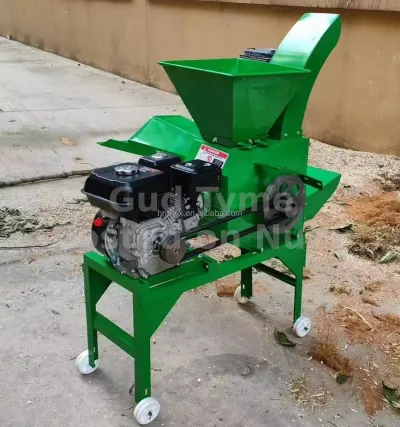 multifunction Chaff Cutter Grinder Gasoline Powered