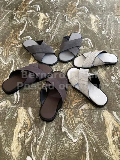 leather slippers