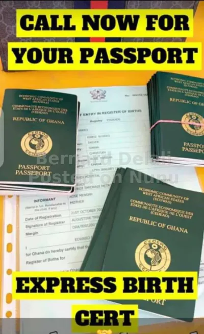 Business certificate, Birth certificate, passport, Gazette , NVTI cert
