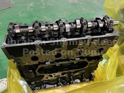 toyota hiace, 5L engine head and block assembly