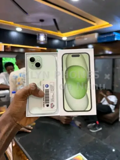 original IPhone 15 128gb physicalsim, unlock and battery ✅
