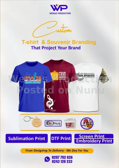 Tshirts and Souvenir Branding