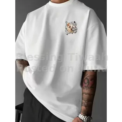 Men oversized graphic T-shirts