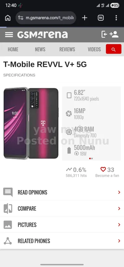 T-Mobile RVVL V+ 5G