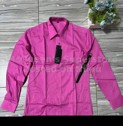 Men's Premium Long-Sleeve Formal Shirt - Fuchsia Pink