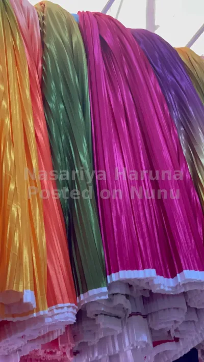 pleated fabric