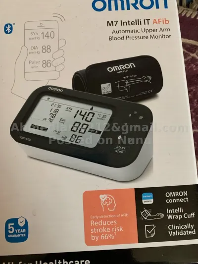 omron M7 blood pressure monitor