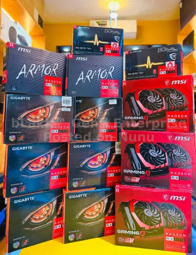 Msi rgb, Gigabyte rgb, Sapphire RX 570 4gb Cards