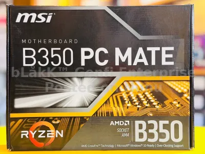 msi B350 PC Mate AMD Ryzen Motherboard